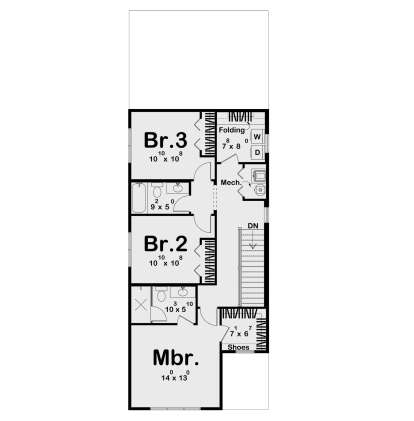 Second Floor for House Plan #963-01256