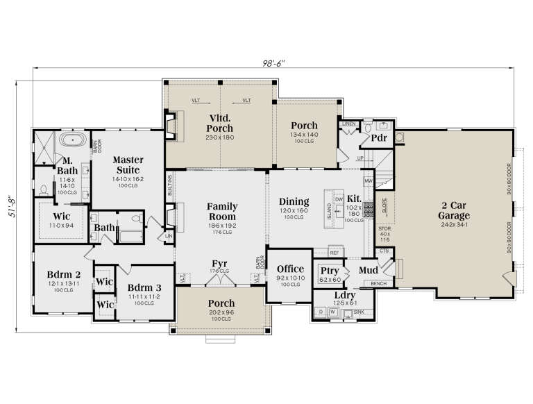 House Plan House Plan #35268 Drawing 1