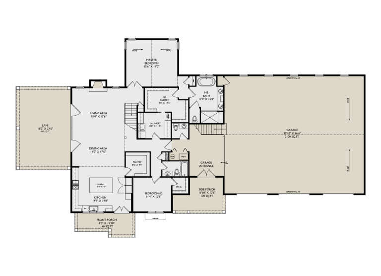 House Plan House Plan #35270 Drawing 1