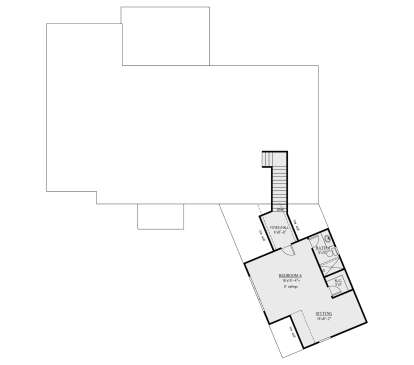 Second Floor for House Plan #286-00128