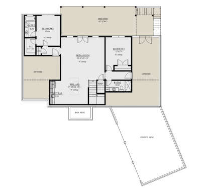 Basement  for House Plan #286-00128