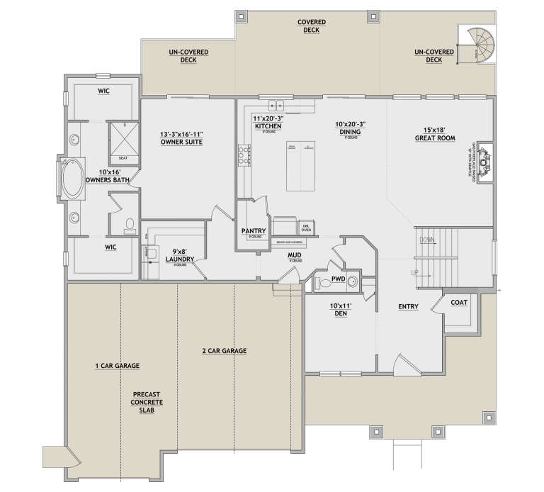 House Plan House Plan #35273 Drawing 1