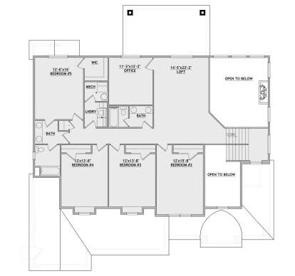 Second Floor for House Plan #8768-00177