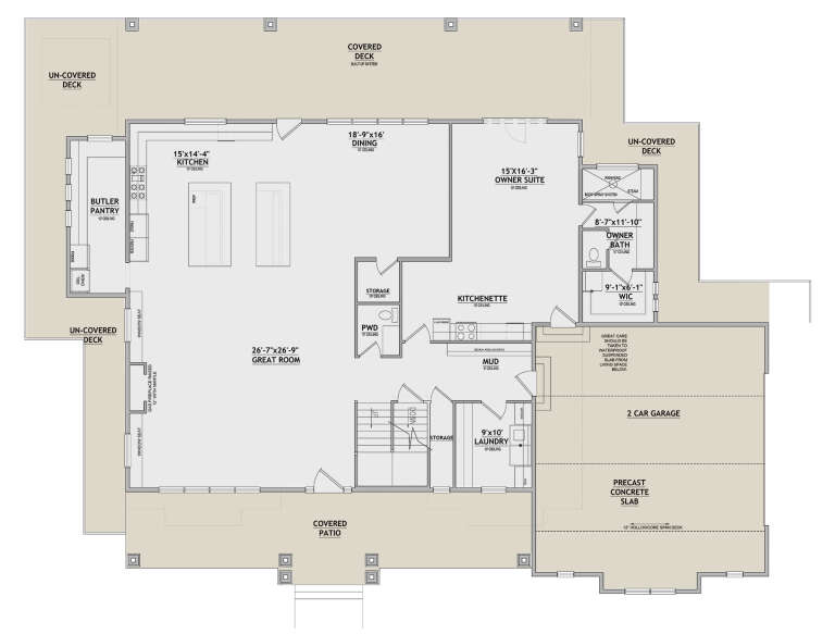 House Plan House Plan #35278 Drawing 1