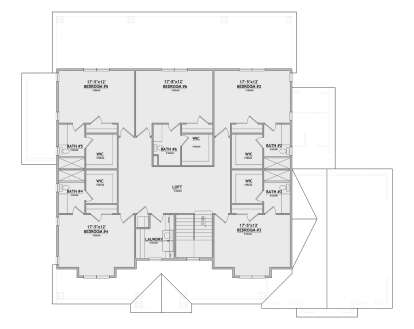 Second Floor for House Plan #8768-00178