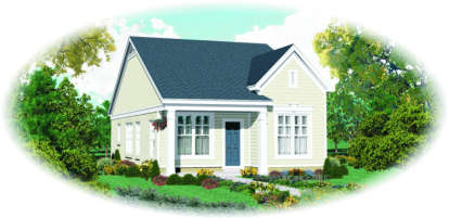 Traditional House Plan #053-00463 Elevation Photo