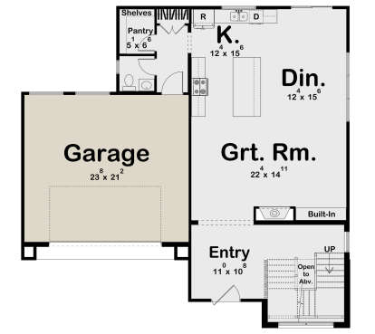 Main Floor  for House Plan #963-01258
