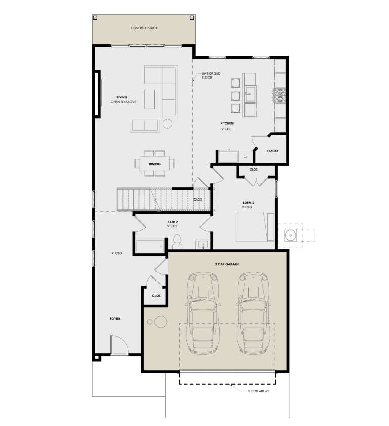 House Plan House Plan #35281 Drawing 1