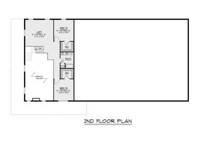 Second Floor for House Plan #5032-00427