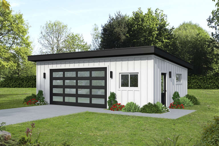 House Plan House Plan #35285 Angled Front Elevation