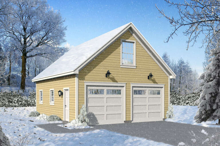 House Plan House Plan #35286 Angled Front Elevation