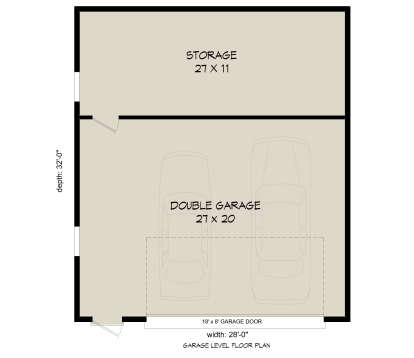 Garage Floor for House Plan #940-01417