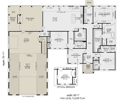 Main Floor  for House Plan #940-01418