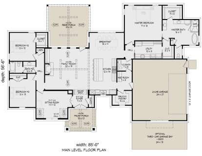 Main Floor  for House Plan #940-01419