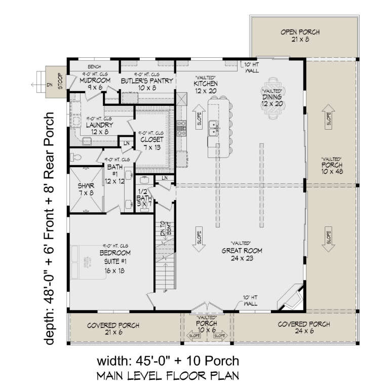 House Plan House Plan #35292 Drawing 1