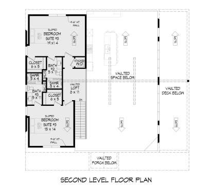 Second Floor for House Plan #940-01420