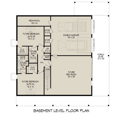 Basement  for House Plan #940-01420