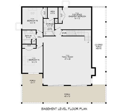 Basement  for House Plan #940-01421
