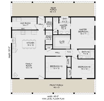 Main Floor  for House Plan #940-01422