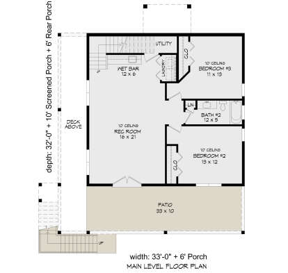Main Floor  for House Plan #940-01424