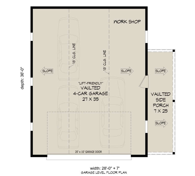 House Plan House Plan #35299 Drawing 1