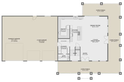 Main Floor  for House Plan #2802-00511
