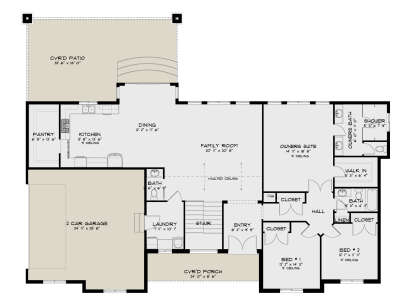 Main Floor  for House Plan #2802-00512