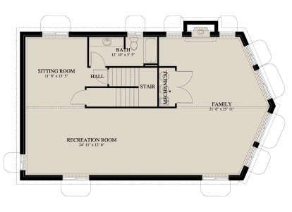 Basement  for House Plan #2802-00515