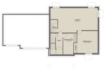 Basement  for House Plan #2802-00517