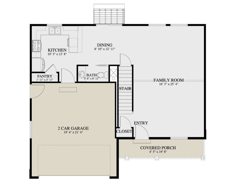 House Plan House Plan #35307 Drawing 1