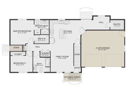 Main Floor  for House Plan #2802-00520
