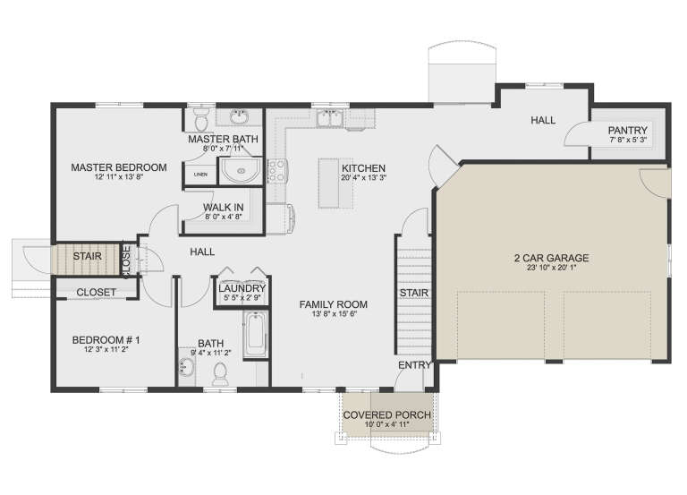 House Plan House Plan #35309 Drawing 1