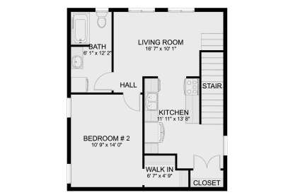 Second Floor for House Plan #2802-00521
