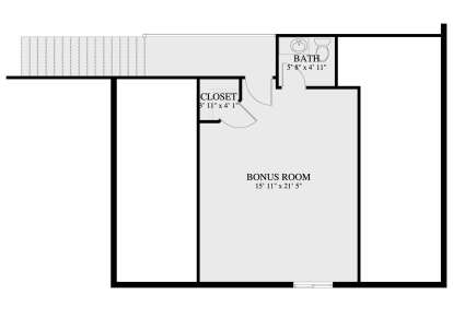 Bonus Room for House Plan #2802-00522