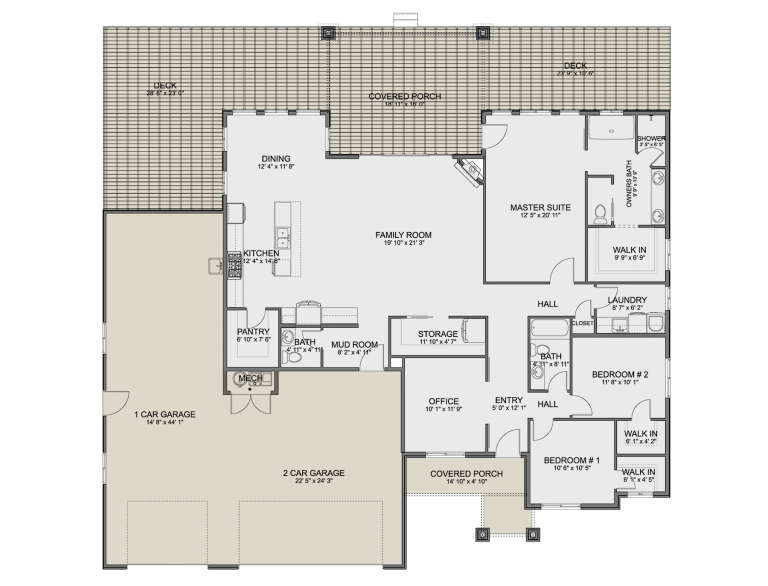 House Plan House Plan #35316 Drawing 1
