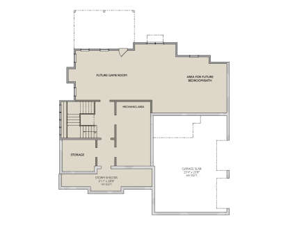 Basement for House Plan #957-00153