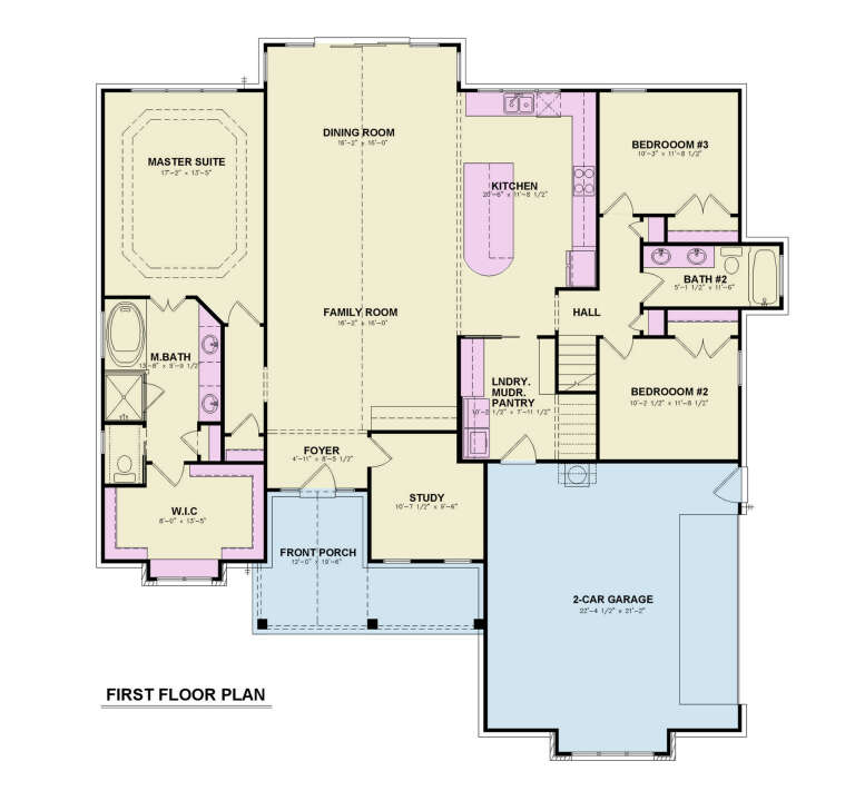 House Plan House Plan #35321 Drawing 1