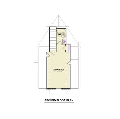 Bonus Room for House Plan #699-00505