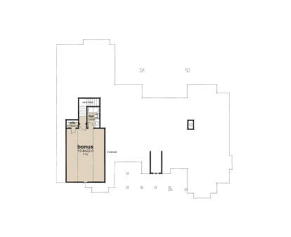 Bonus Room for House Plan #9401-00136