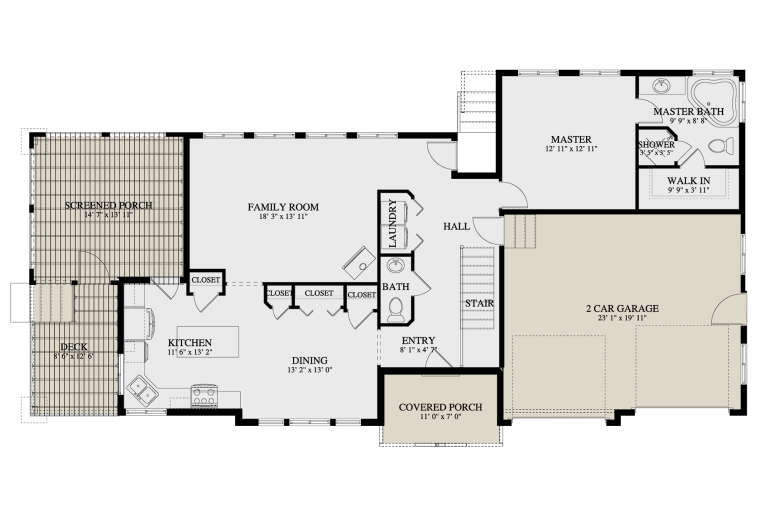 House Plan House Plan #35325 Drawing 1