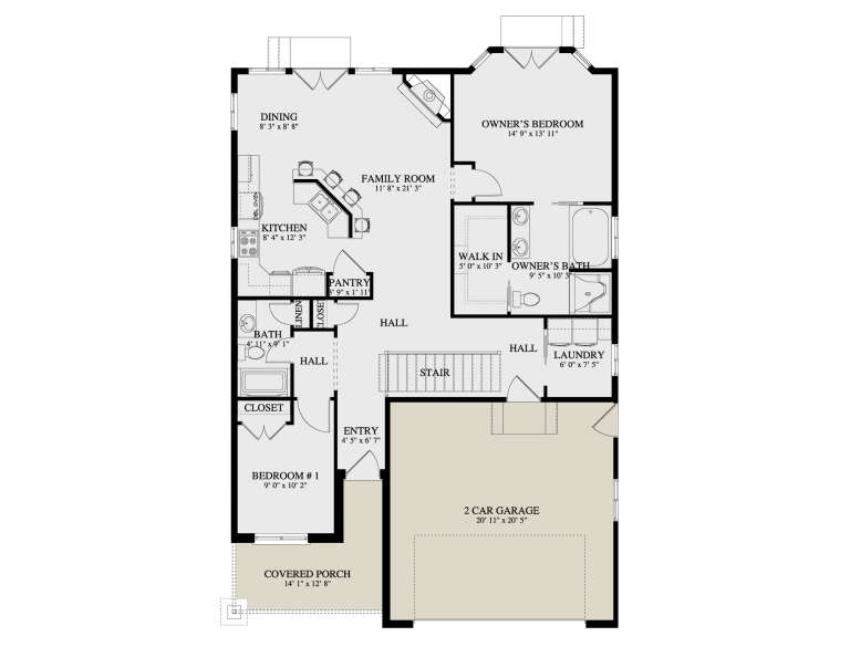 House Plan House Plan #35326 Drawing 1