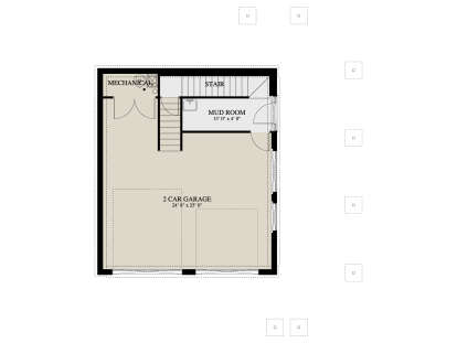 Garage Floor/First Floor for House Plan #2802-00529