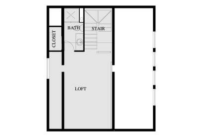 Loft for House Plan #2802-00529