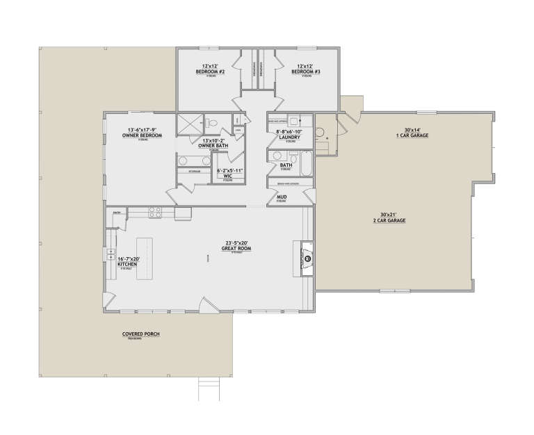 House Plan House Plan #35328 Drawing 1