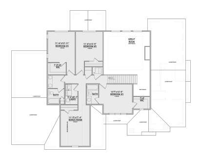 Second Floor for House Plan #8768-00180