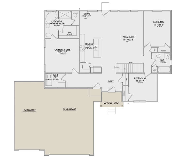 House Plan House Plan #35332 Drawing 1
