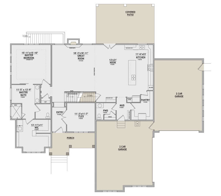 House Plan House Plan #35333 Drawing 1