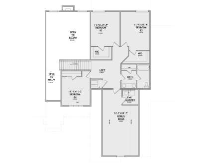 Second Floor for House Plan #8768-00183