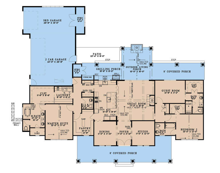 House Plan House Plan #35334 Drawing 1