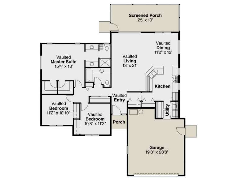 House Plan House Plan #35336 Drawing 1
